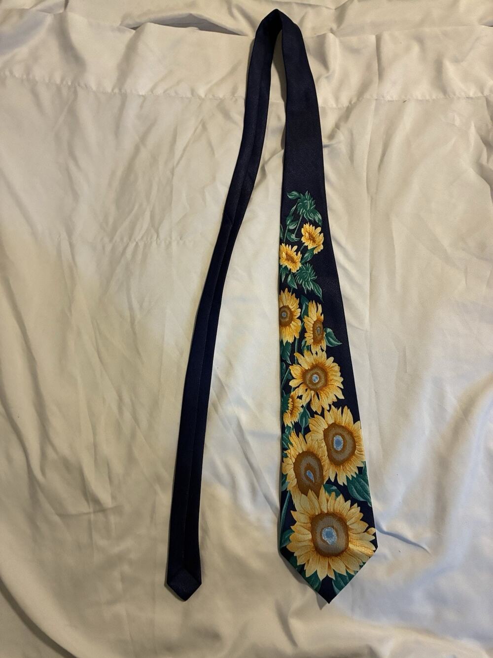 A. Rogers Executive Luxury Tie Sunflower Graphic Print Necktie Ships Fast!
